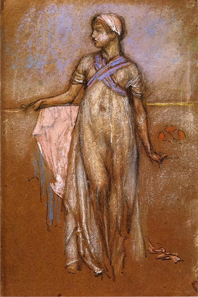 Ames McNeill Whistler - La schiava greca (o variazioni in viola e rosa)